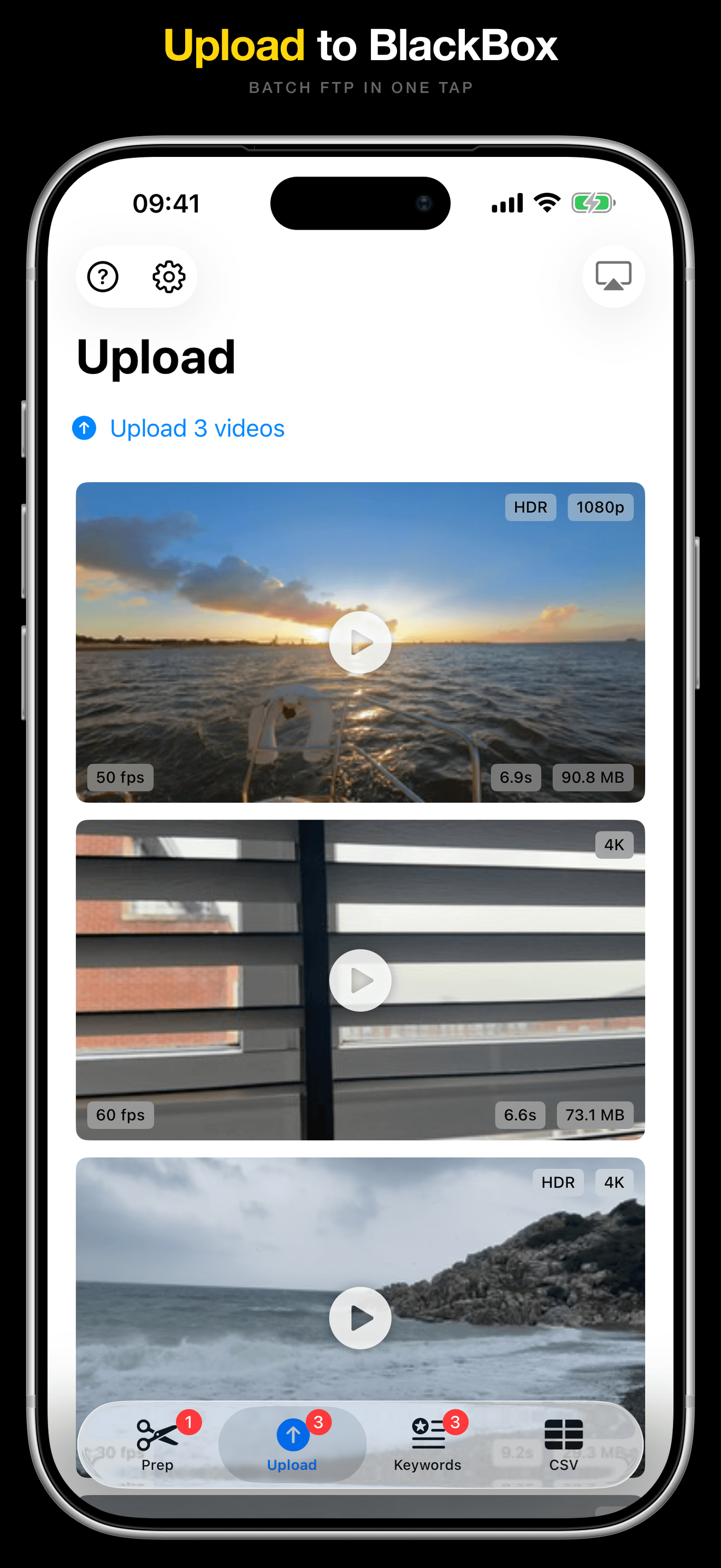 Brollr upload to BlackBox